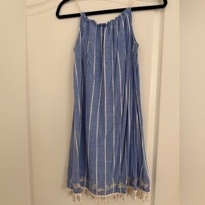 Knox Rose Blue and White Striped Dress
